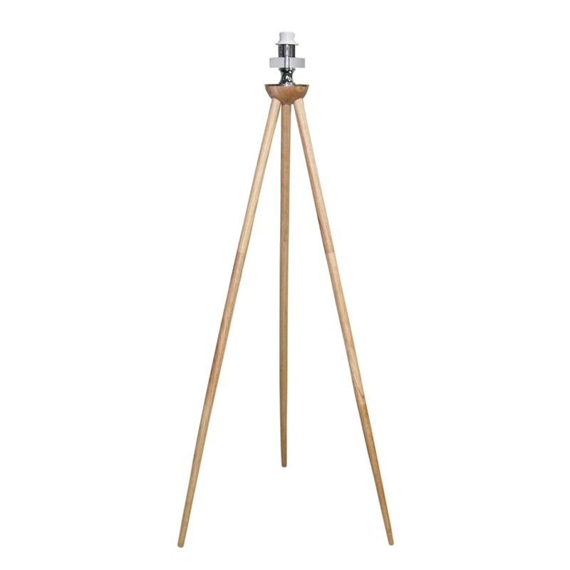 Lirios Wooden Strip Floor Lamp - Tall Corner Standing Light for Living Room & Bedroom