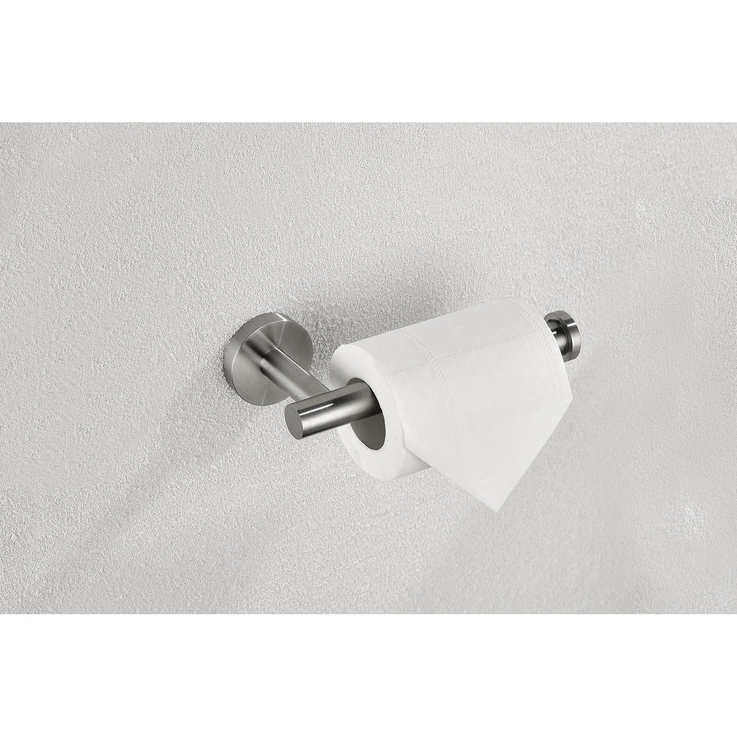3-Pieces Bathroom Hardware Accessories Set - Towel Bar, Toilet Paper Holder, Robe Towel Hooks