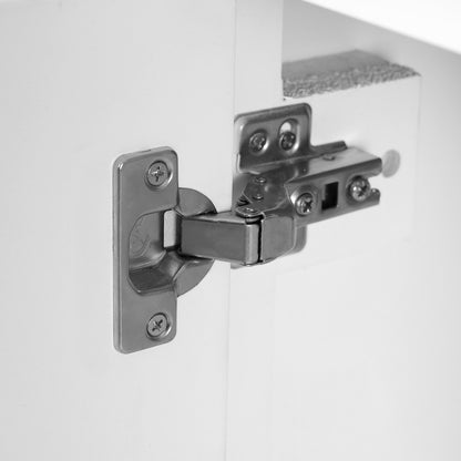30  Bathroom Vanity With Ceramic Sink, Soft-Close Door With Built-in Shelf, Deep Drawer, Standard Drawer, Long Divider Drawer, Ample Storage Cabinet For Bathroom, Modern & Functional Design