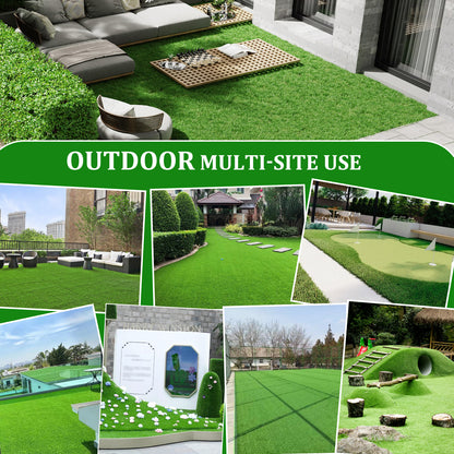 Outdoor Artificial Grass Rug 6x10 ft - Realistic Turf Mat for Patio, Garden & Pets