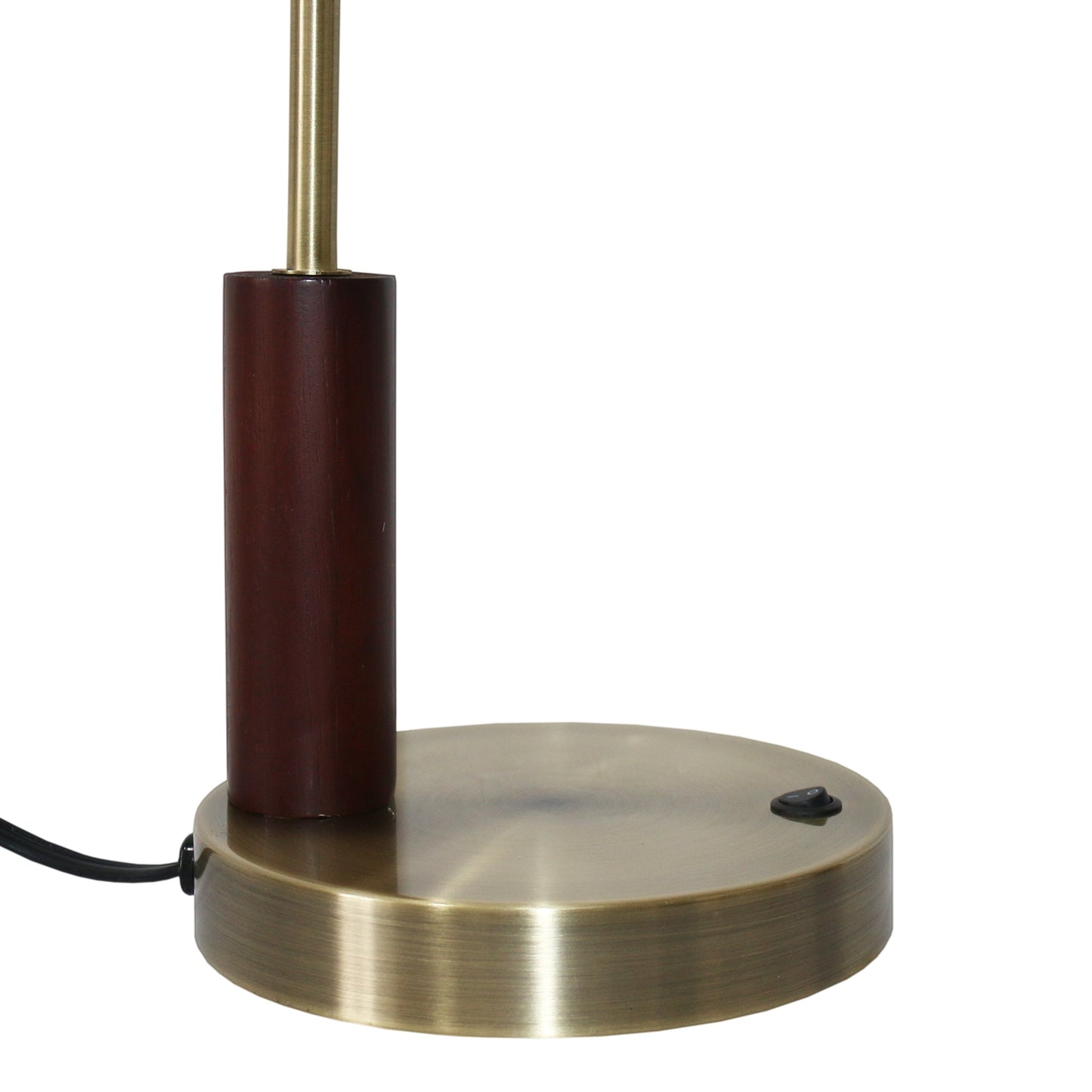 Gold Right-Angle Glass Table Lamp - Modern European Desk Light
