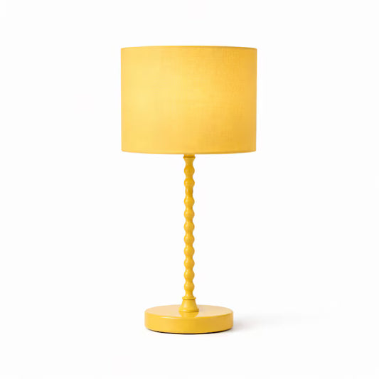 Sereno Ochre Table Lamp - Modern Classic Desk Lamp with Linen Shade