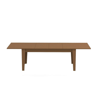 Extendable Dining Table, 106.5" Large Kitchen Table with Oak Wood Grain Top and Melamine Finish