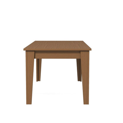 Extendable Dining Table, 106.5" Large Kitchen Table with Oak Wood Grain Top and Melamine Finish