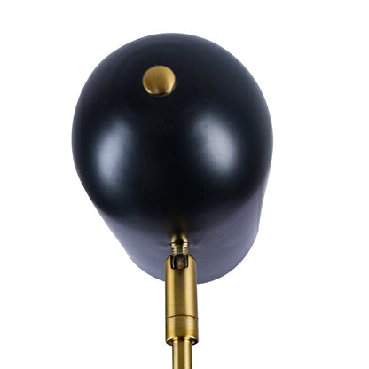 Lumora Table Lamp - Black & White Marble Base Bedside Lamp