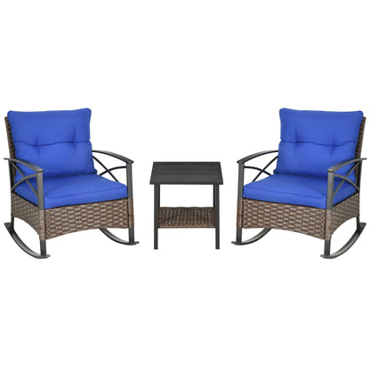 Complete 7-Piece Outdoor Dining Set - Weather-Resistant Wicker with Cushions
