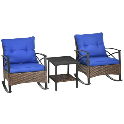 Complete 7-Piece Outdoor Dining Set - Weather-Resistant Wicker with Cushions
