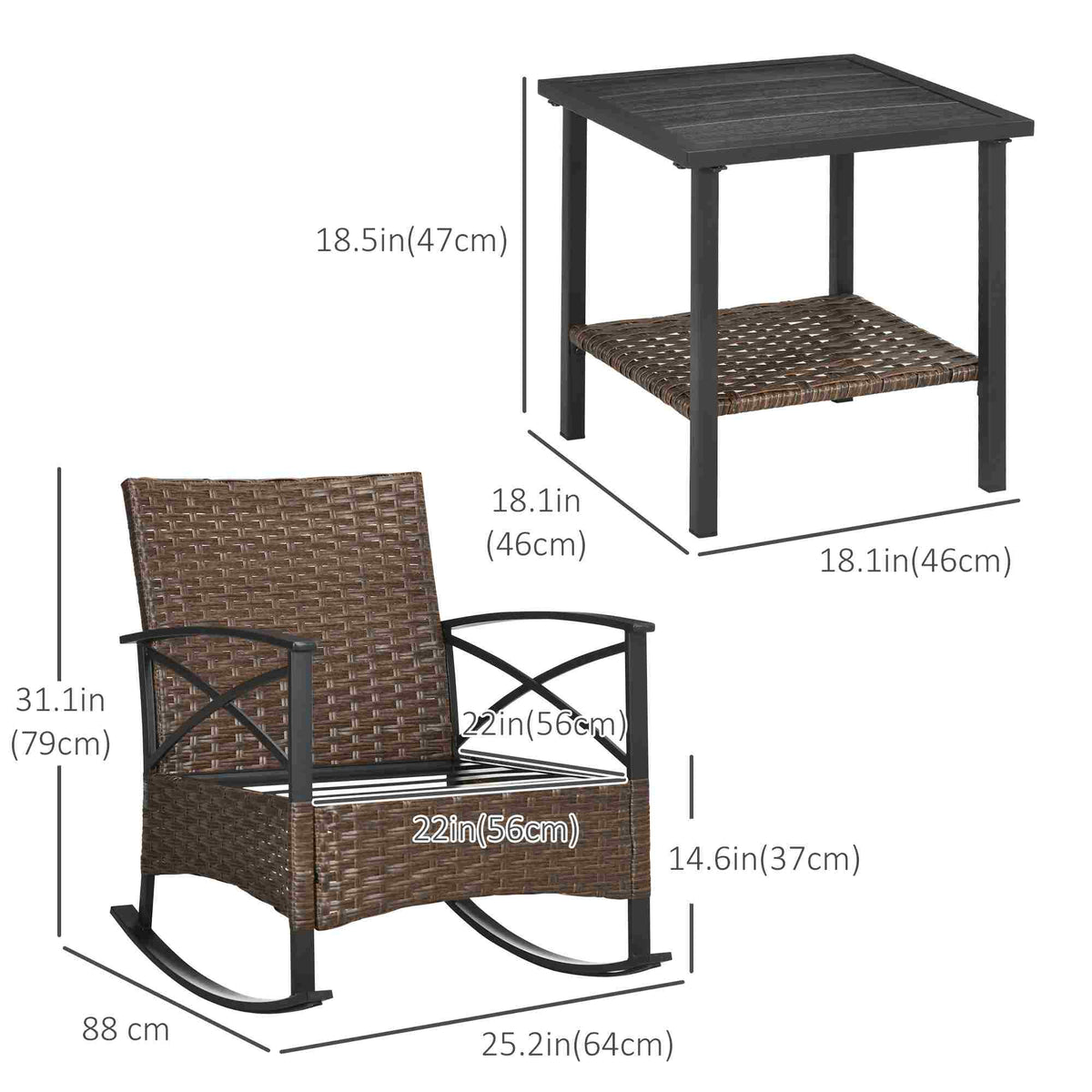 Complete 7-Piece Outdoor Dining Set - Weather-Resistant Wicker with Cushions