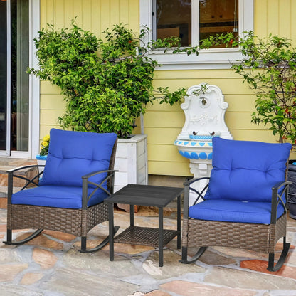Complete 7-Piece Outdoor Dining Set - Weather-Resistant Wicker with Cushions