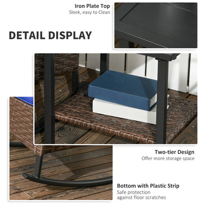 Complete 7-Piece Outdoor Dining Set - Weather-Resistant Wicker with Cushions