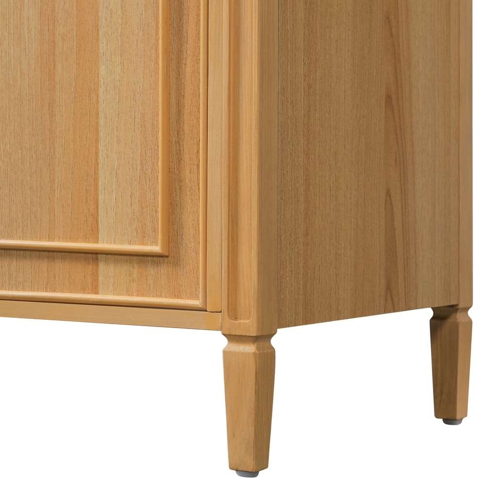 30" Bathroom Vanity with Sink - Wood Cabinet, Soft-Close Drawers & Door