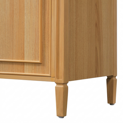 30" Bathroom Vanity with Sink - Wood Cabinet, Soft-Close Drawers & Door